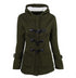 2021 warm winter fur collar jackets women new horn button Long down coat women parka Plus Size female parka hoodies Women - ROUTINE FASHION